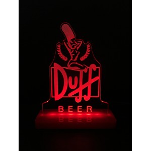 Luminária em Acrílico CERVEJA DUFF